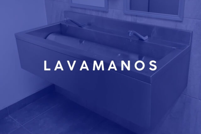 Lavamanos::Fabricamos lavamanos de acero inoxidable para industrias, hospitales, escuelas y más, en modelos industriales, flotantes, individuales, de pedestal y para cirujanos. Lavamanos